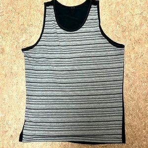 Black stripped lululemon tank